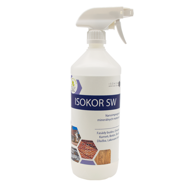 ISOKOR SW 1 liter, a sokoldalú impregnálószer kültéri felületekre