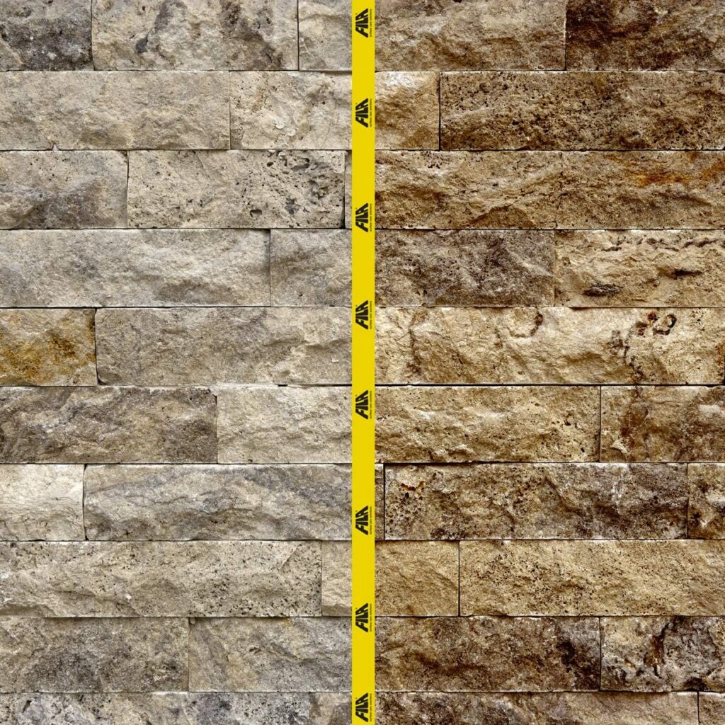 Fila Stone Plus ECO színkiemelő impregnálószer - Teszt - Hasított felület