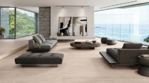 Travertin enteriőr trend – Taranto Bone nappali burkolat, Porcelanosa