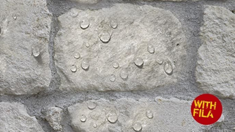 Vízlepergető kőfelület Hydrorep Eco impregnálás után