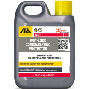 Fila WET nedves hatású konszolidáló védőkezelő természetes kőhöz – 1 liter